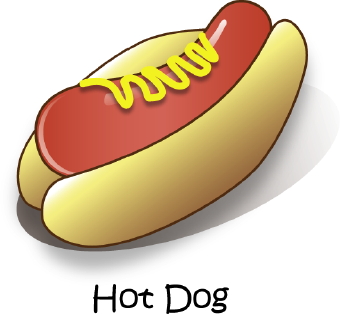 Hot Dog clip art