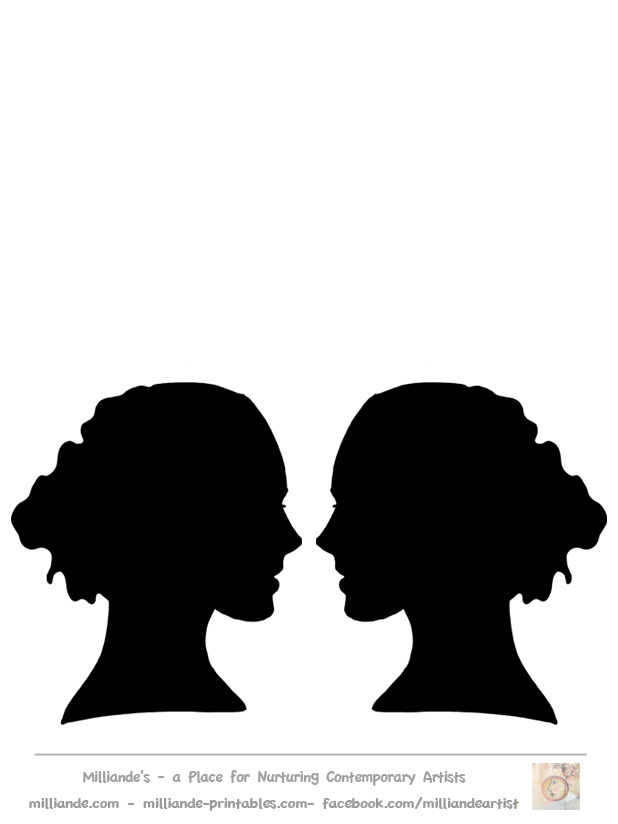 Free Face To Face Silhouette, Download Free Face To Face Silhouette png