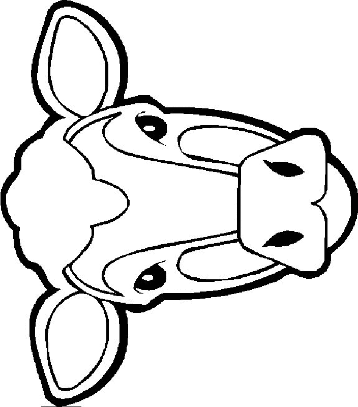 Cows Coloring Pages 3 | Free Printable Coloring Pages 