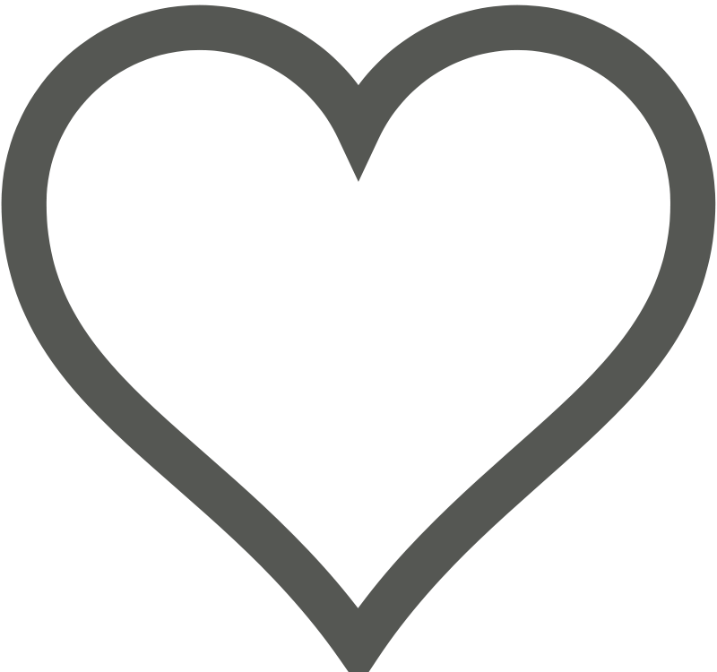 Heart Icon (Deselected) Free Vector 