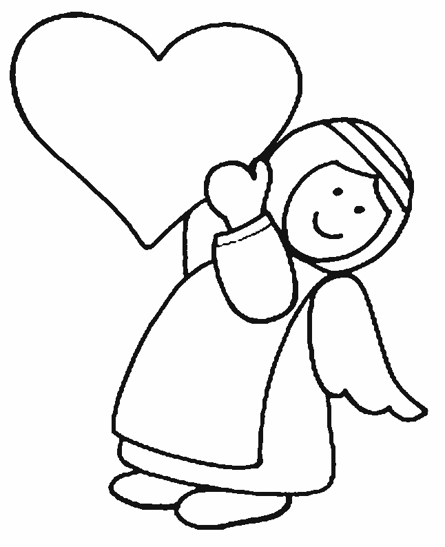 Angel Wings Coloring Pages Free Printable Mickey Mouse Minnie 2
