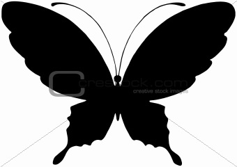 Image 3645885: Butterfly silhouette from Crestock Stock Photos