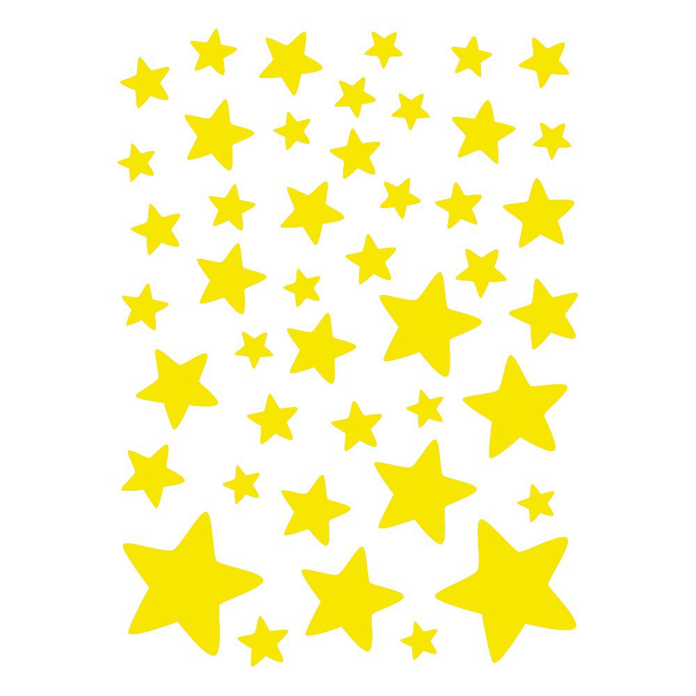 yellow stars different size Clip Art Library