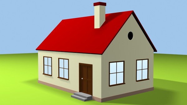 simple home house cartoon - Clip Art Library