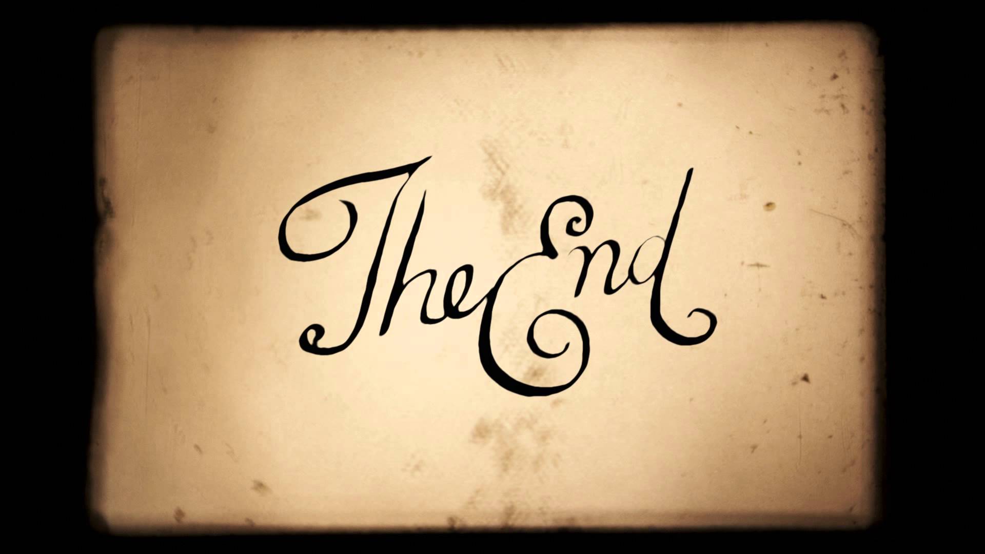 8mm film vintage the end - YouTube
