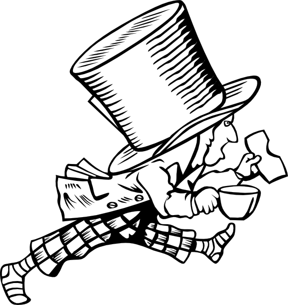 Mad Hatter 4 Clip Art at Clipart library - vector clip art online 