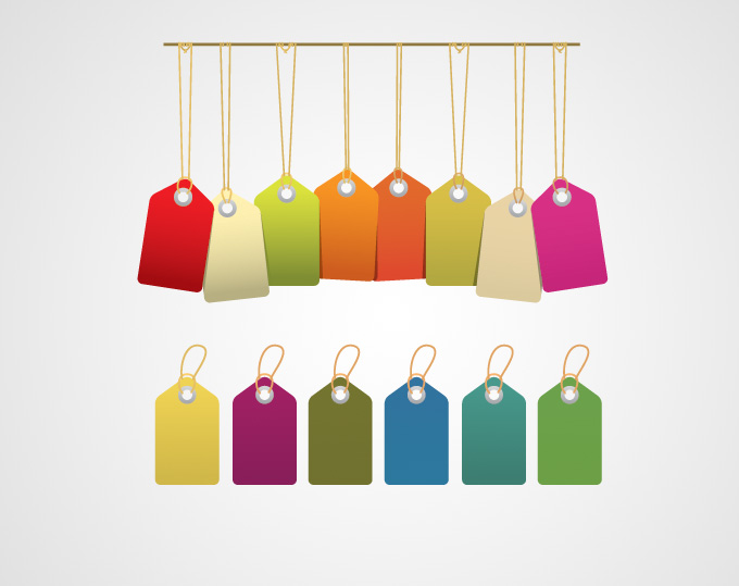 Colored Price Tags | Tags and Labels Expert Online