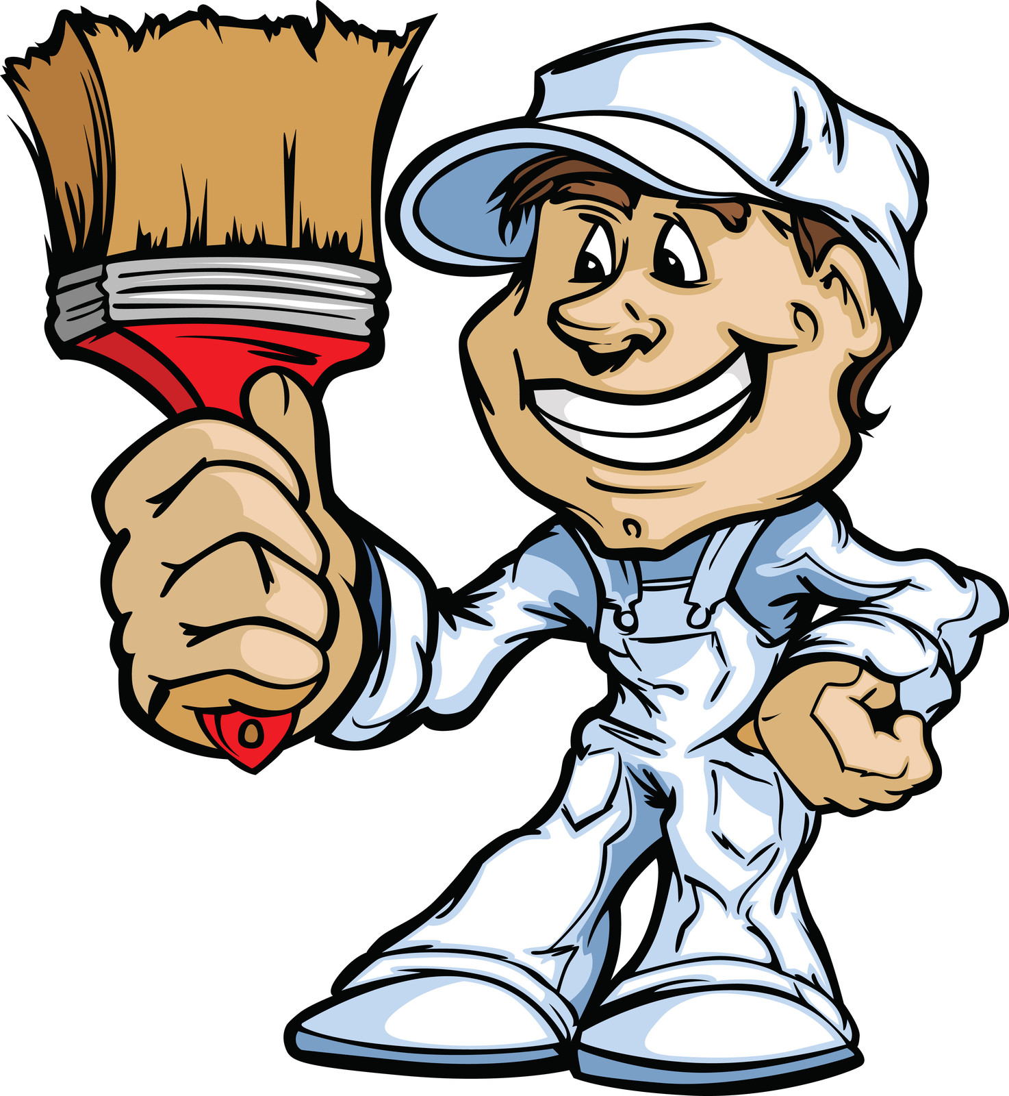 funny painter clipart - Clip Art Library