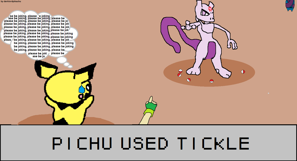 pichu used tickle by DarkLordPikachu on Clipart library