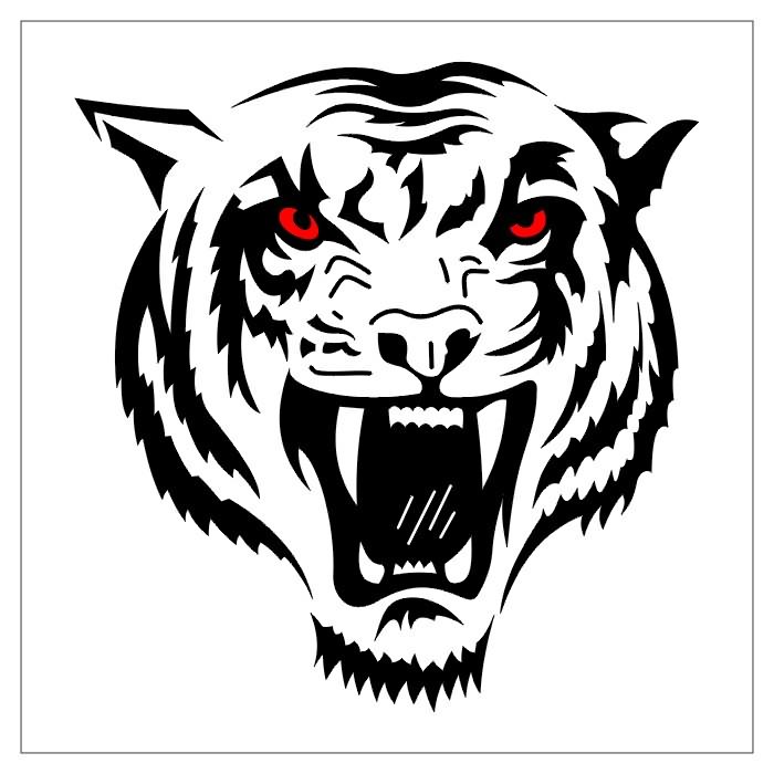 simple tribal tiger tattoo designs - Clip Art Library