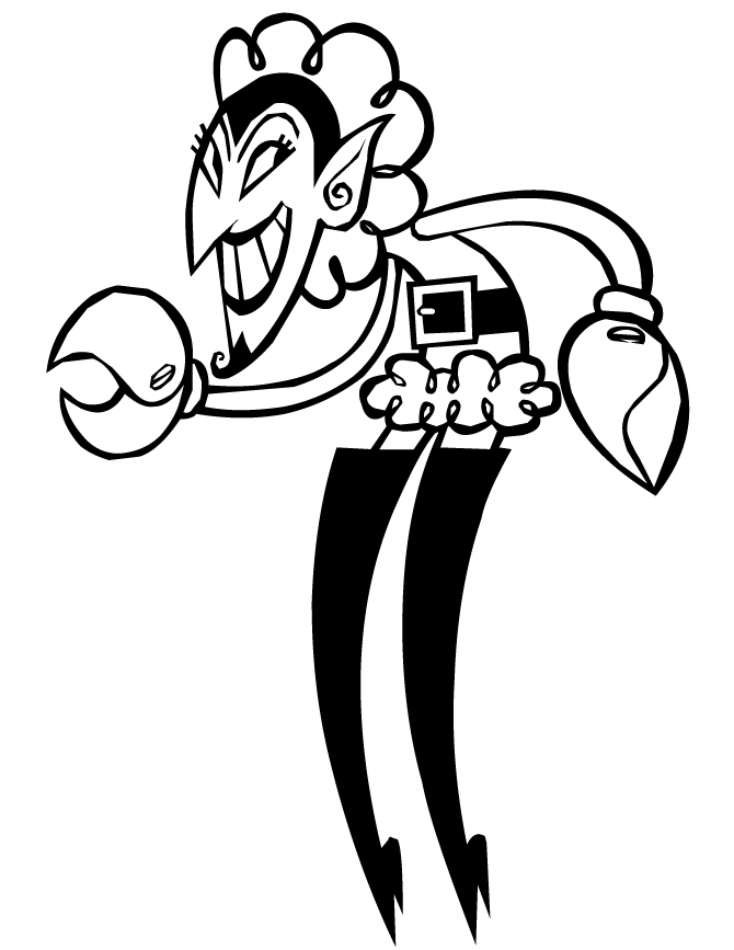 Powerpuff Girls Bad Guy Character Him Coloring Page | Free 