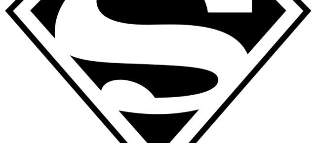 Superman Black And White | Clipart library - Free Clipart Images