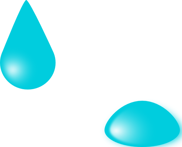 Water Drops clip art - vector clip art online, royalty free 