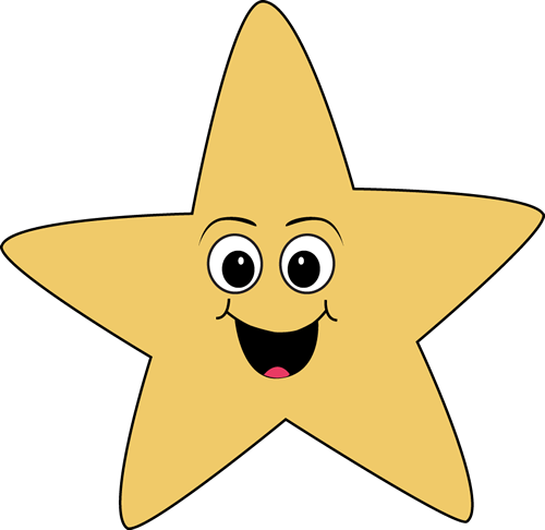 Happy Face Star Clip Art - Happy Face Star Image