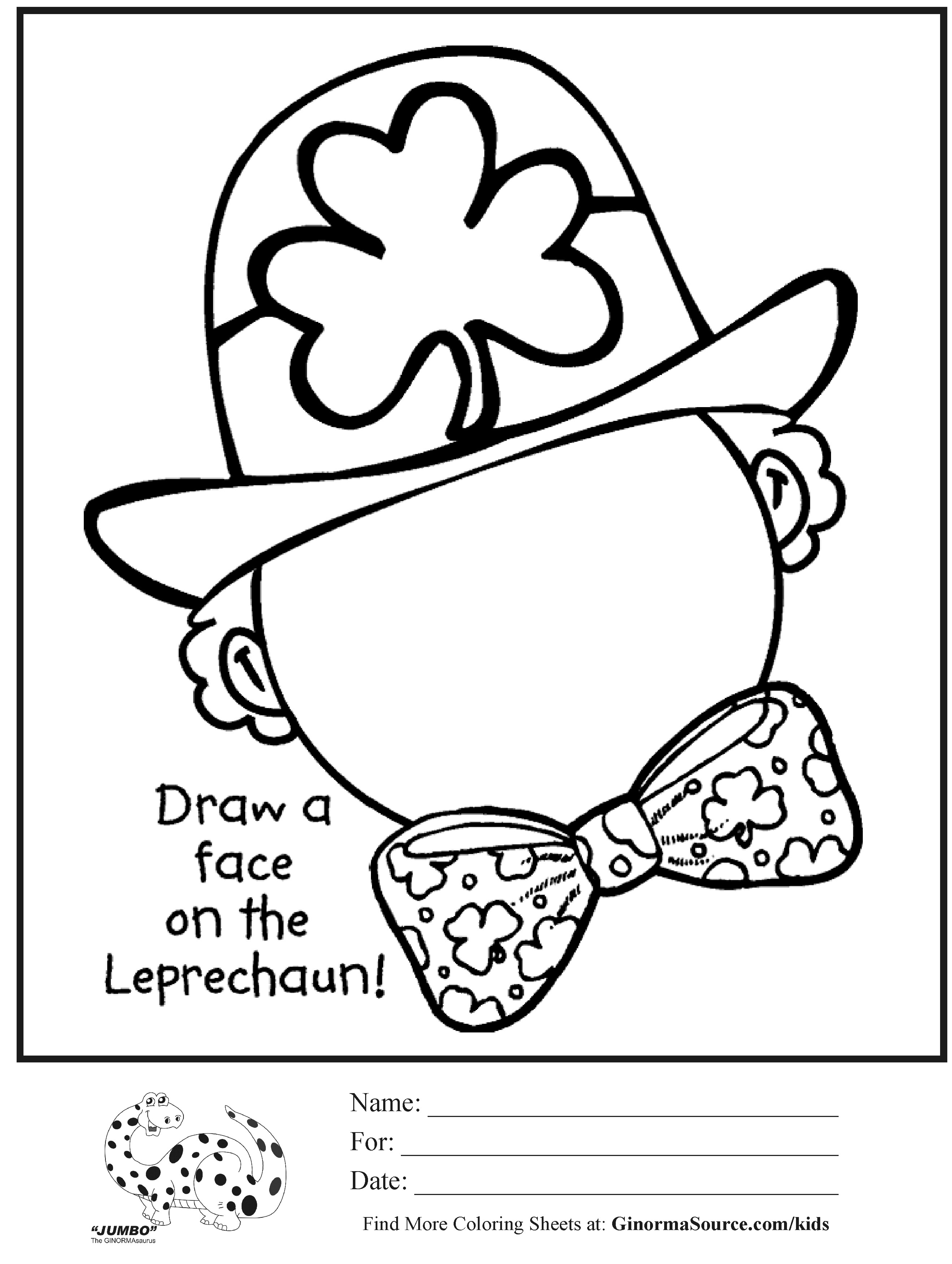 Free Printable St Patrick S Day Coloring Pages For Kids