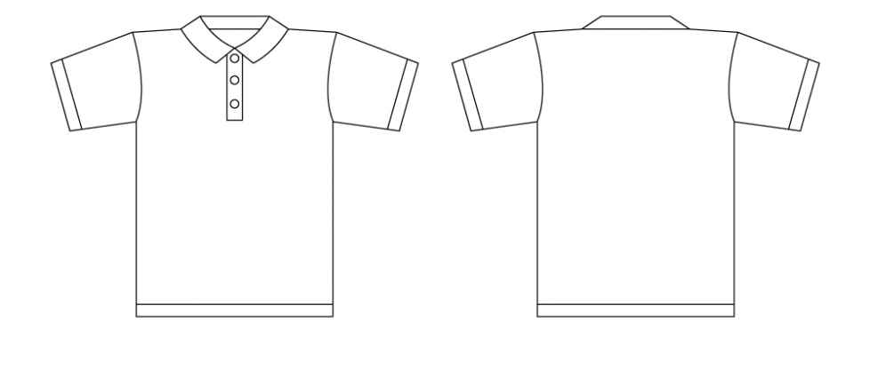 a polo shirt template