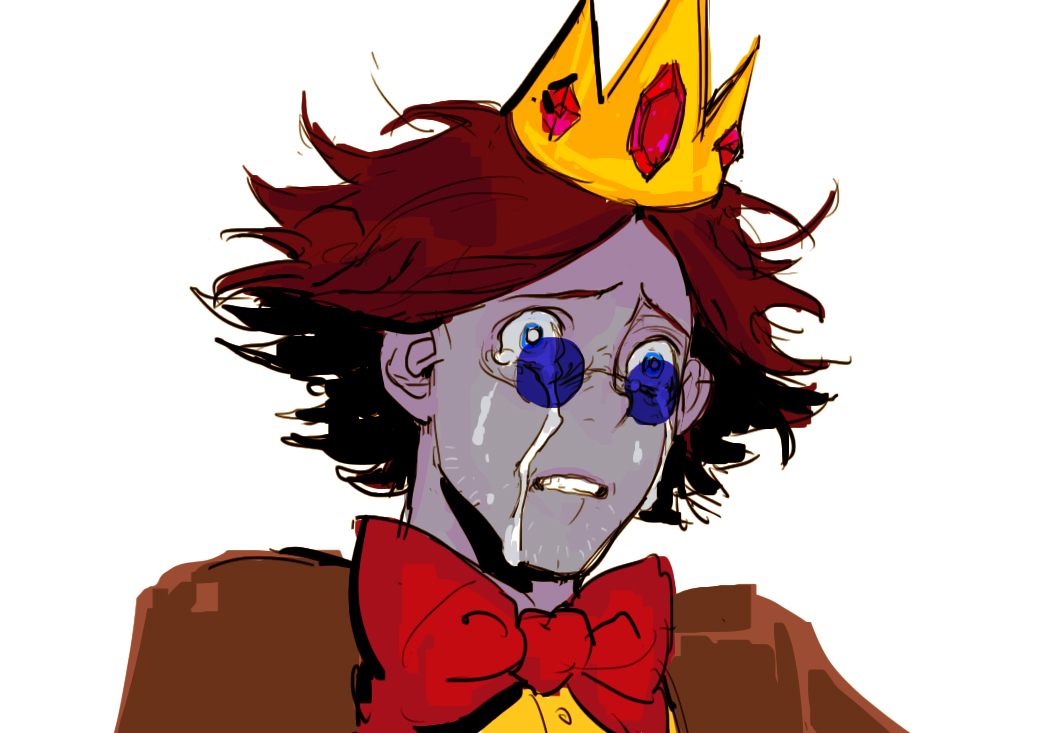 Simon wearing the Crown - Ice King and Marceline Club Fan Art 