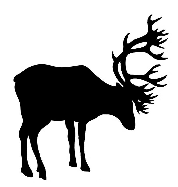 silhouette of red deer stag | Lil boy birthday cakes | Clipart library