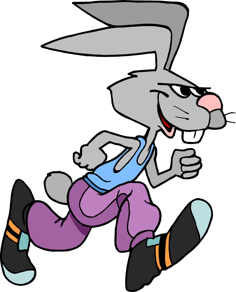Free Cartoon Rabbit Running, Download Free Cartoon Rabbit Running png  images, Free ClipArts on Clipart Library