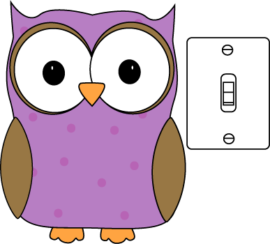 Owl Classroom Lights Job Clip Art - Owl Classroom Lights Job 