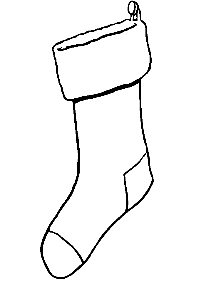 Christmas Stocking Coloring Pages | Draw Coloring Pages