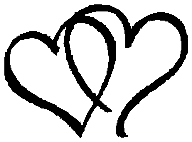 Clip Art Hearts Black And White | Clipart library - Free Clipart Images