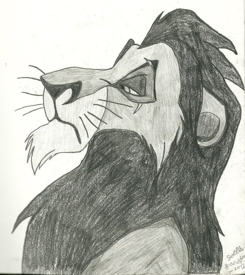 Scar from the Lion King by jojomudkip on Clipart library
