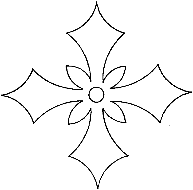 Ecclesiastical  Church Embroidery Patterns: Crosses ? Needle 