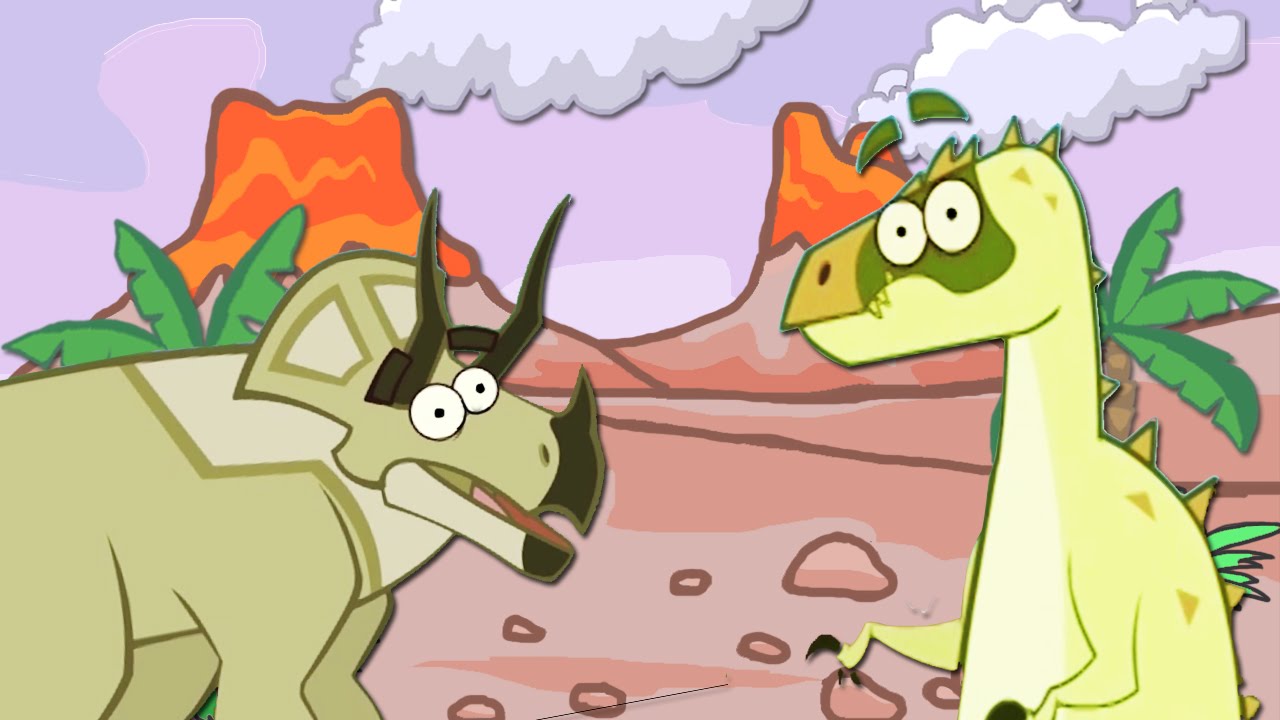 Fun Dinosaurs Cartoon Videos for Children | Dinosaurs Facts - YouTube