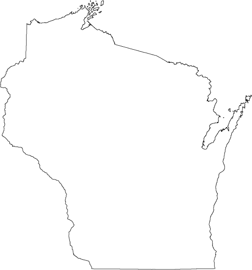 Wisconsin Outline Maps | Find Maps