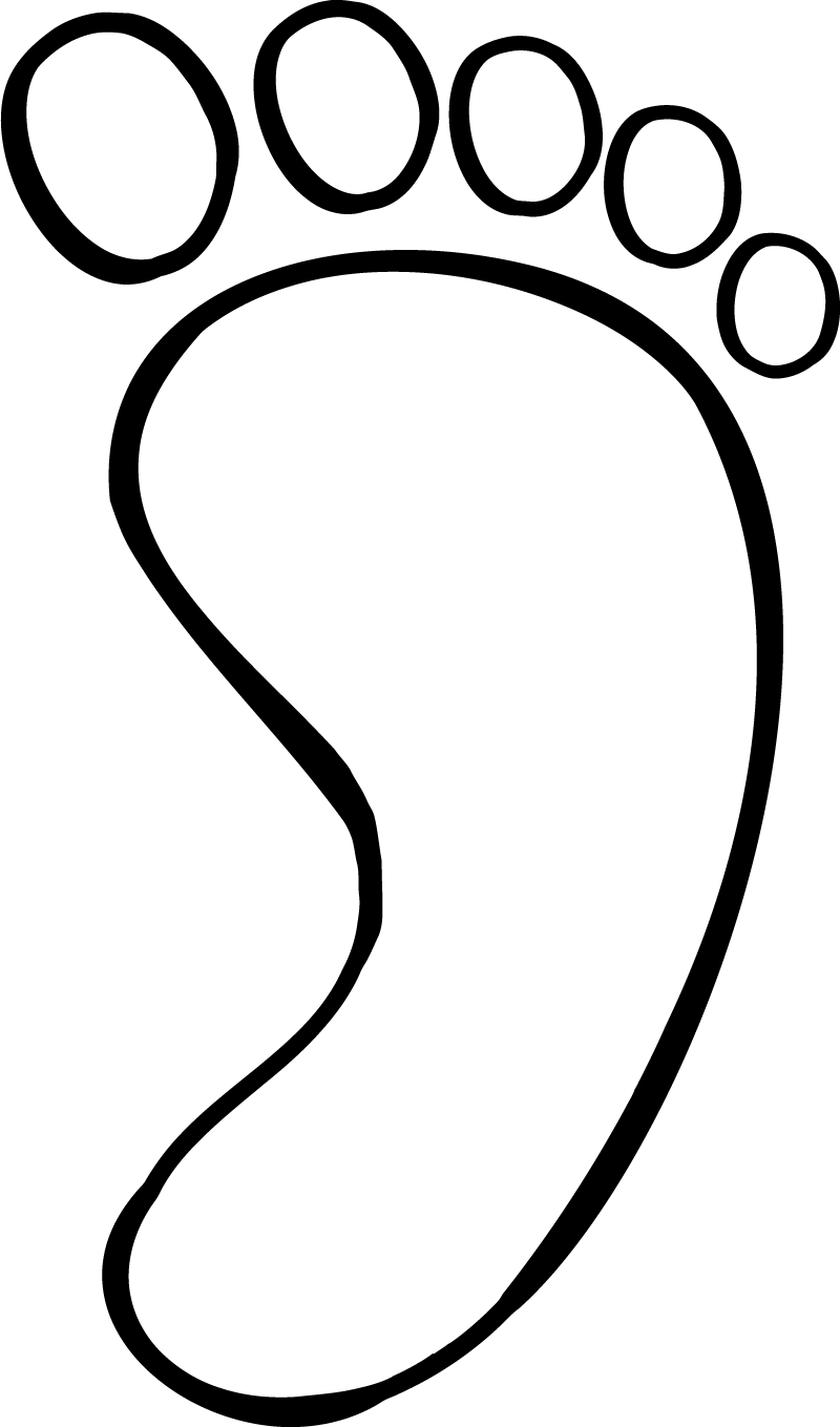 Free Footprint Template Download Free Clip Art Free Clip