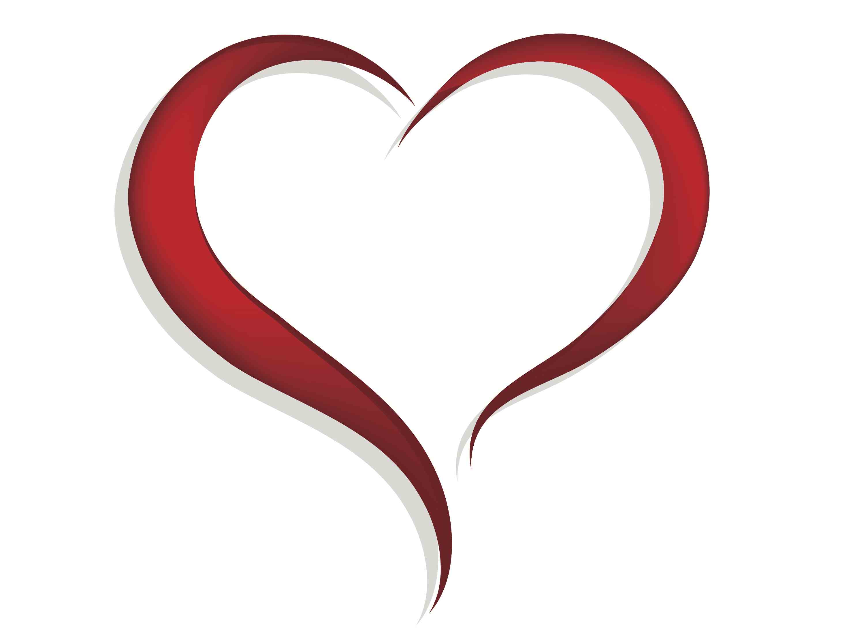 Heart Clip Art 3d Red Heart Transparent Background Png Download