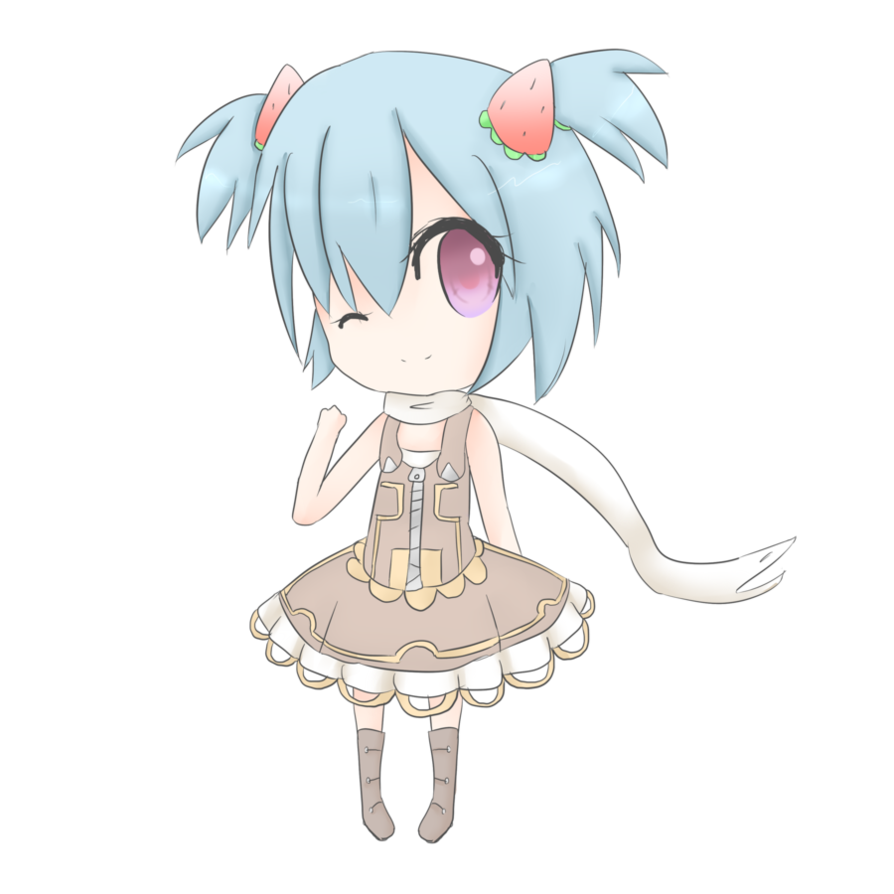 Chibi girl by RibbonDrop on Clipart library