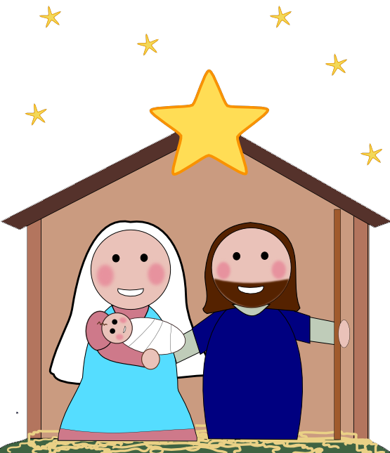 Free Nativity Scene Clip Art