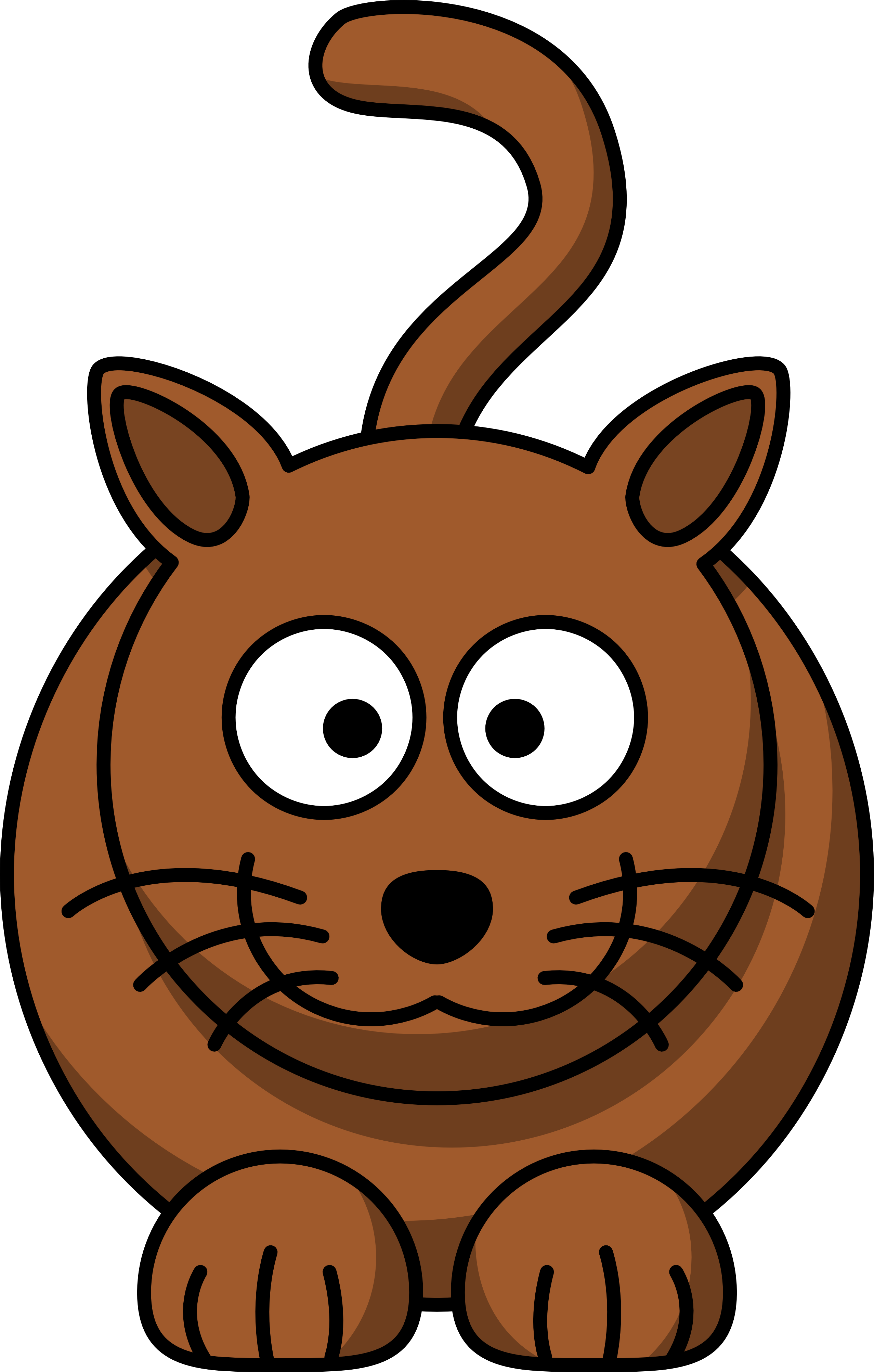 Clip Art: Lemmling Cartoon Cat Scalable Vector  - Clipart library 