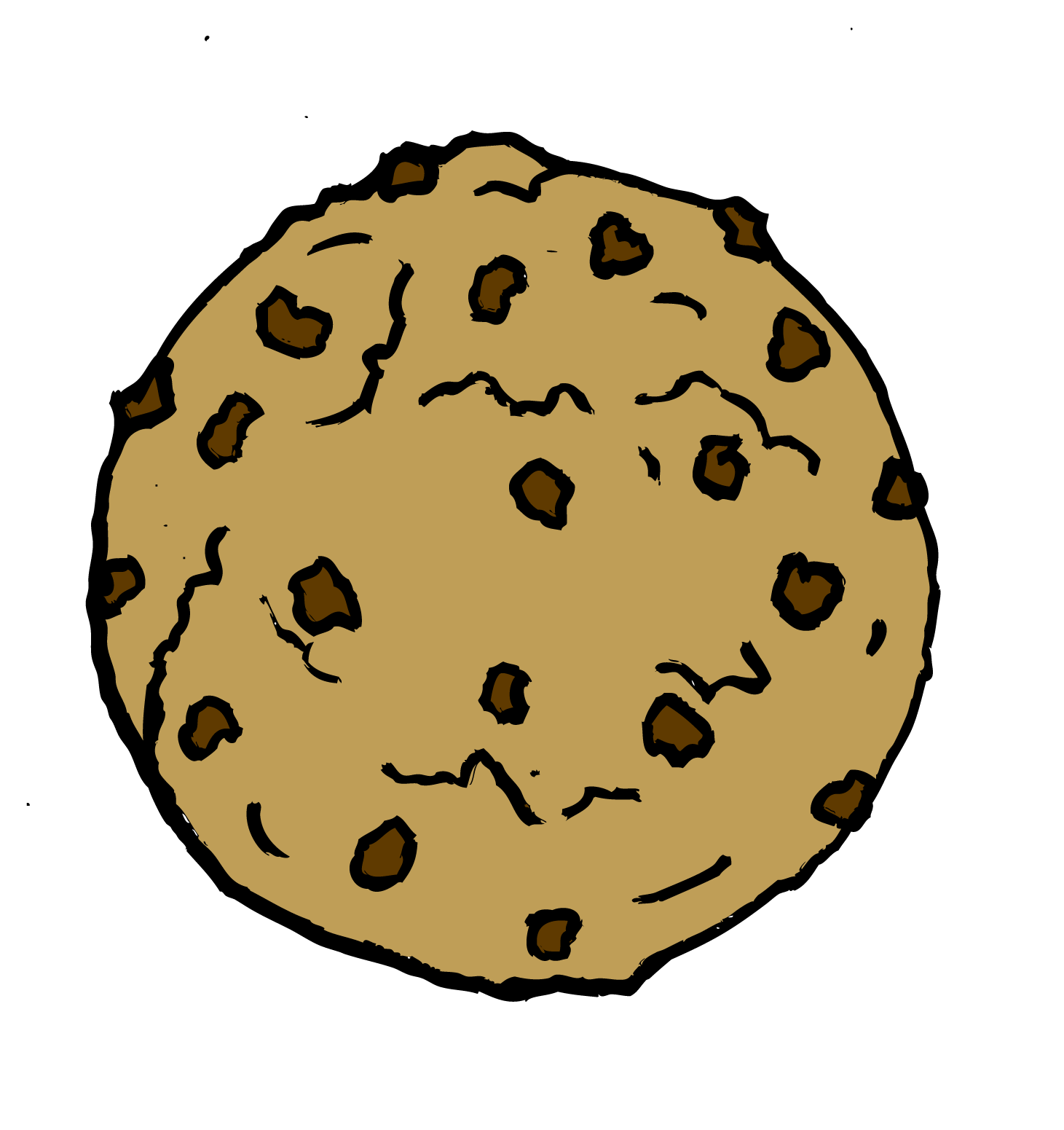 Chocolate Chip Cookie Clip Art | Clipart library - Free Clipart Images