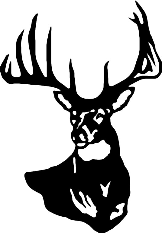 free-printable-deer-head-silhouette-items-similar-to-deer-head