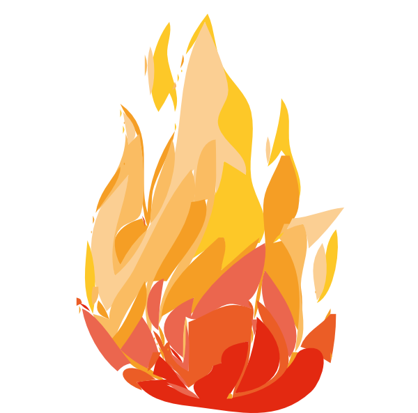 Fire Flames clip art - vector clip art online, royalty free 