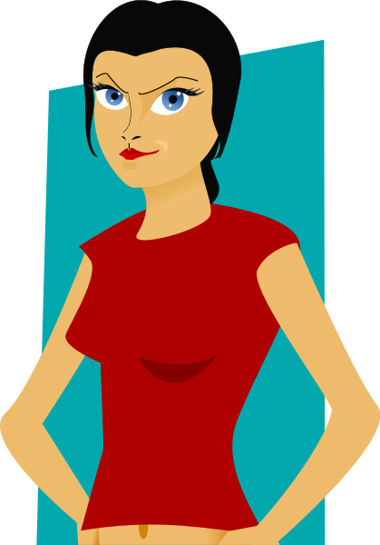 girl somewhat angry | Clipart library - Free Clipart Images