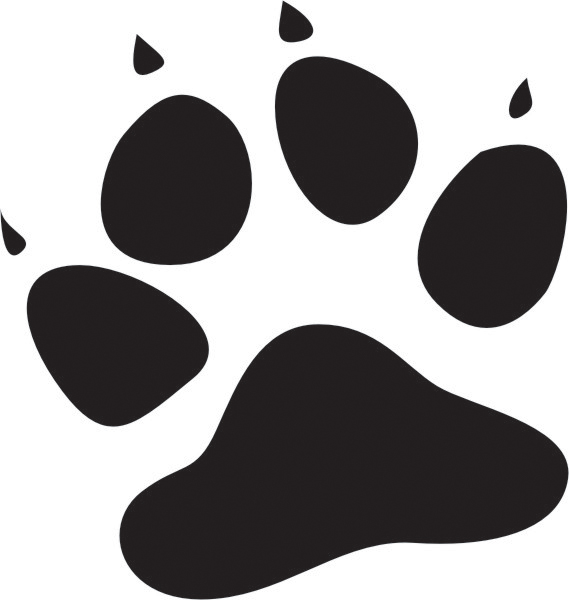 clipart cat paw - photo #26