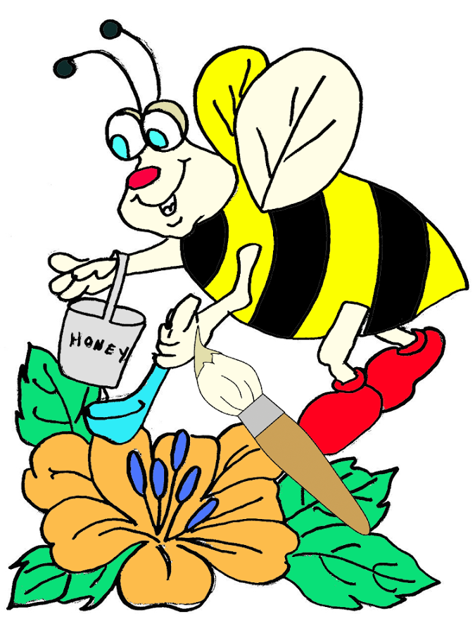 Coloring Book Bee Family - Android Apps on Google Play