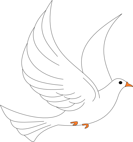 Dove clip art - vector clip art online, royalty free  public domain