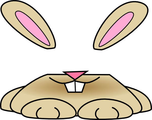 Easter Bunny clip art - vector clip art online, royalty free 