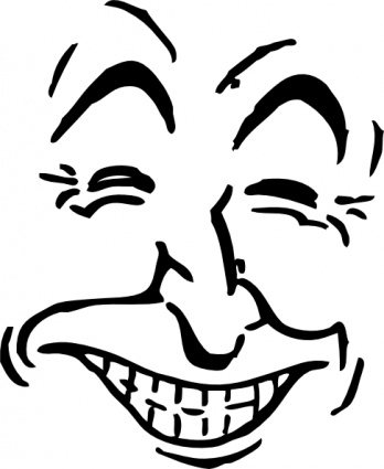 Laughing Face clip art vector, free vectors - Vector.