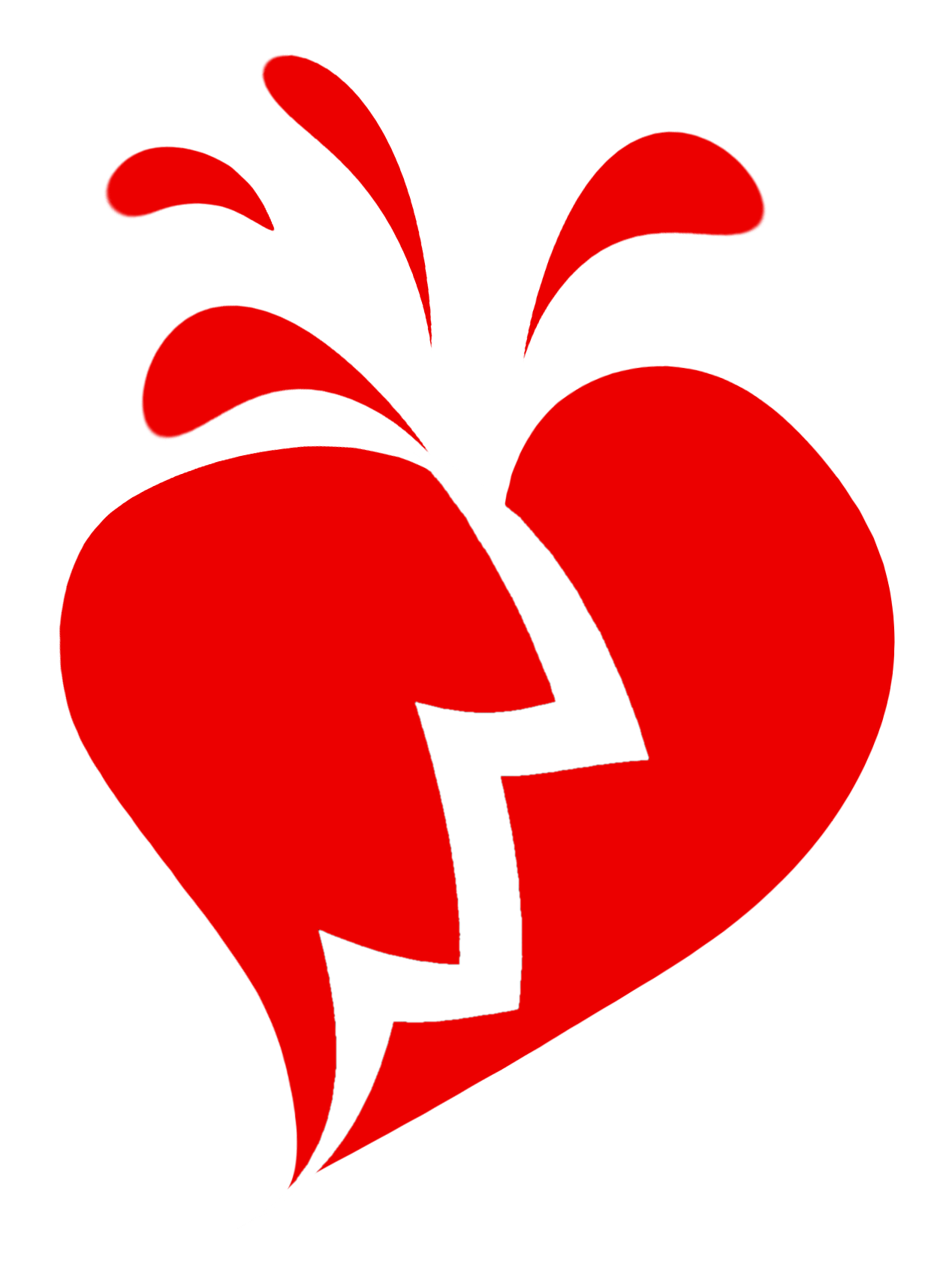 Broken Heart PNG stock - Clipart library - Clipart library