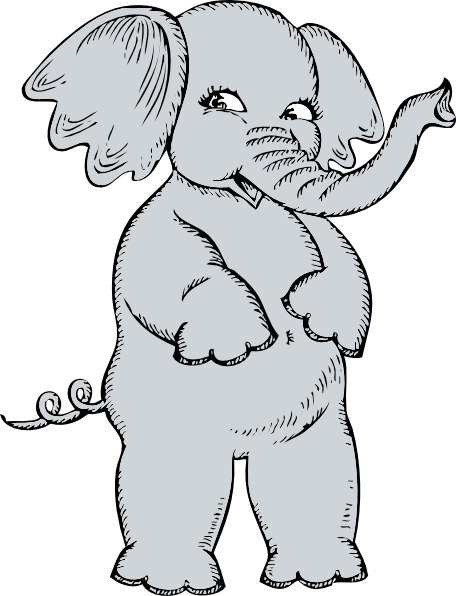 Girl Elephant Clip Art at Clipart library - vector clip art online 