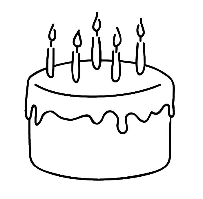 Free Birthday Cake Drawing Download Free Clip Art Free