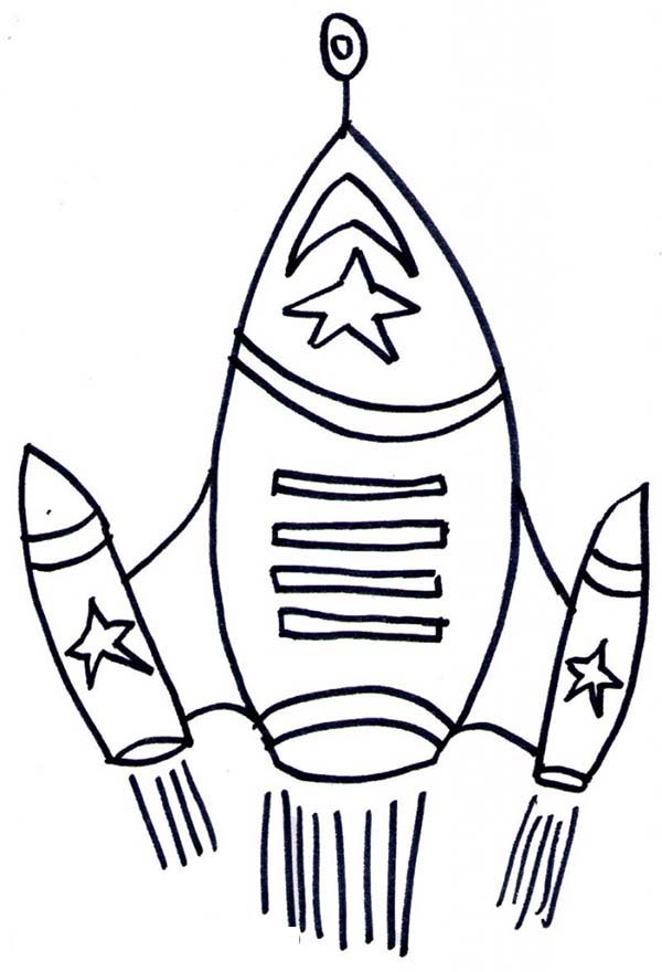 rocket ship top speed coloring page - Download  Print Online 