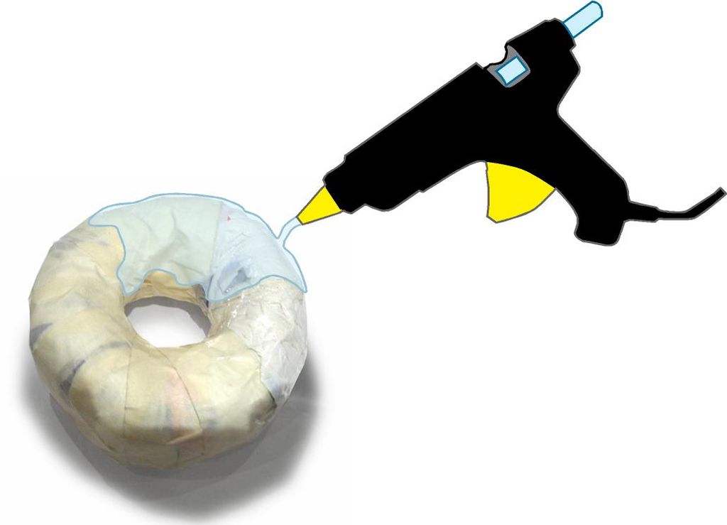 Homer Simpson's 3D Doughnut Trophy : Ice the doughnut with hot