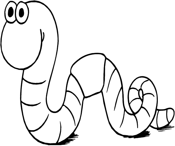 Free Printable Coloring Page Insects Inch Worm Animals Insects 